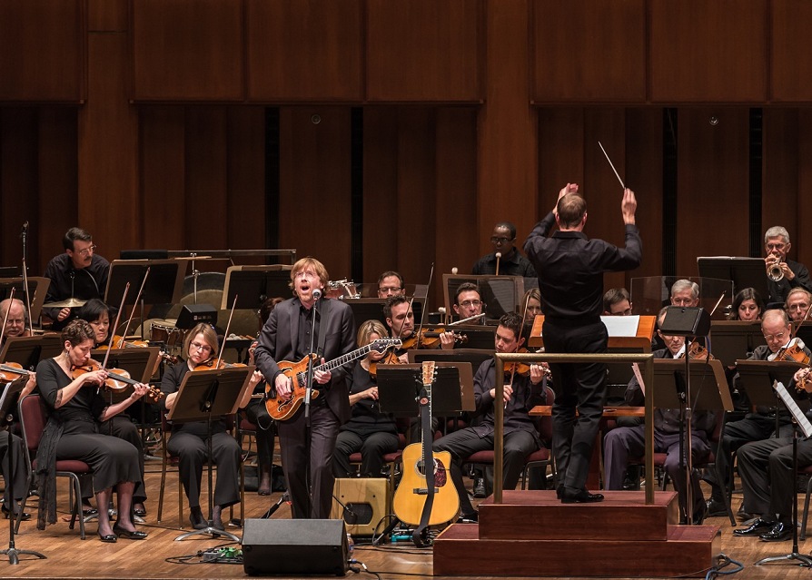 Trey Anastanio with his Swart ST-6V6se and the National Symphony Orchestra